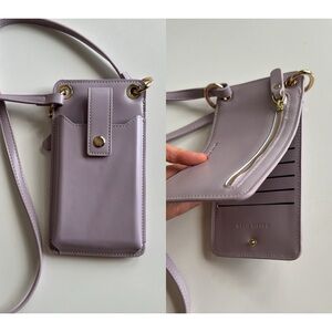Melie Bianco PINK CROSSBODY WALLET, light purple